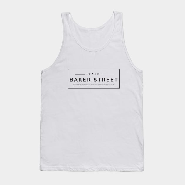 221B Baker Street Tee Tank Top by peeeej